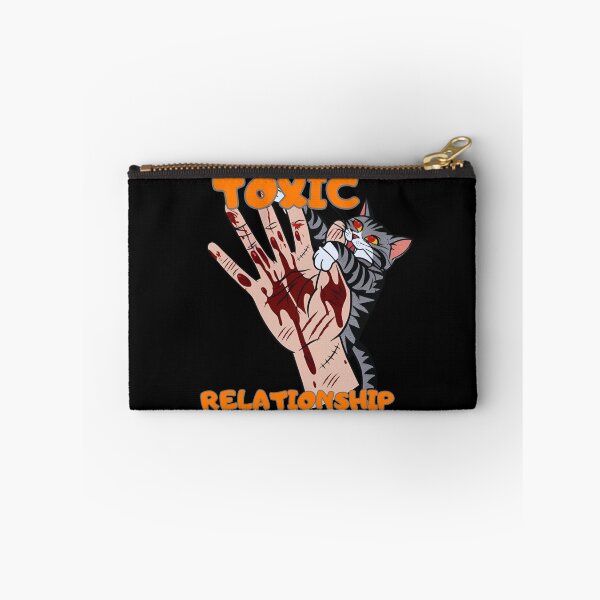 Item preview, Toxic Relationship – Funny Cat Biting and Scratching Art designed and sold by PeteLawliiet.