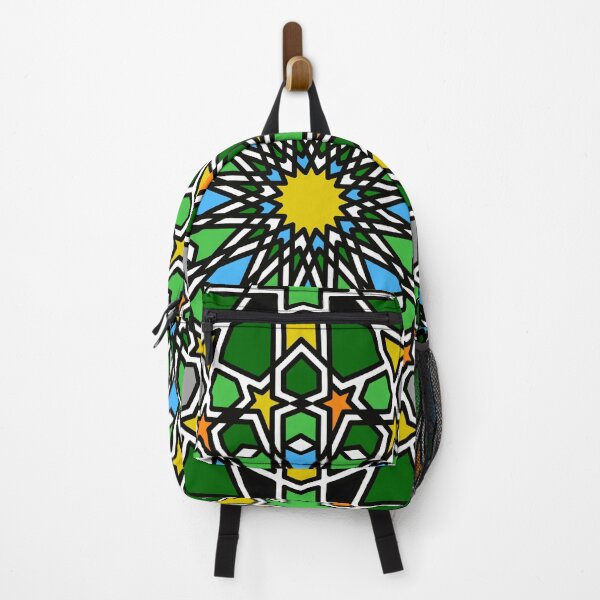 Item preview, Innovative Multicolor Moroccan Mosaic with Green Focus designed and sold by Tarjiart.