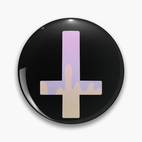 Item preview, upside down pastel goth cross designed and sold by cottonlacey.