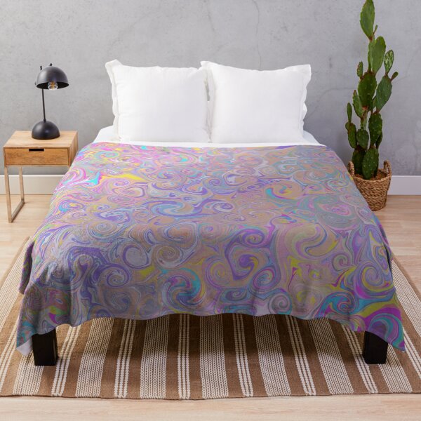 Item preview, Candy Chrome Vortex – Holographic Pastel Swirl Aesthetic Pattern designed and sold by ArtfulEscapes25.