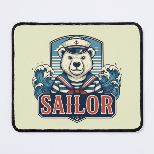 Item preview, Sailor bear logo designed and sold by MIBdesign.