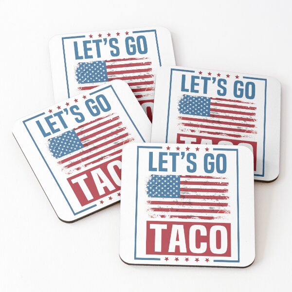 Item preview, Let's Go Taco Funny Taco Man Political Humor Patriotic American Flag Taco Food Lover  designed and sold by HalloweenGift.