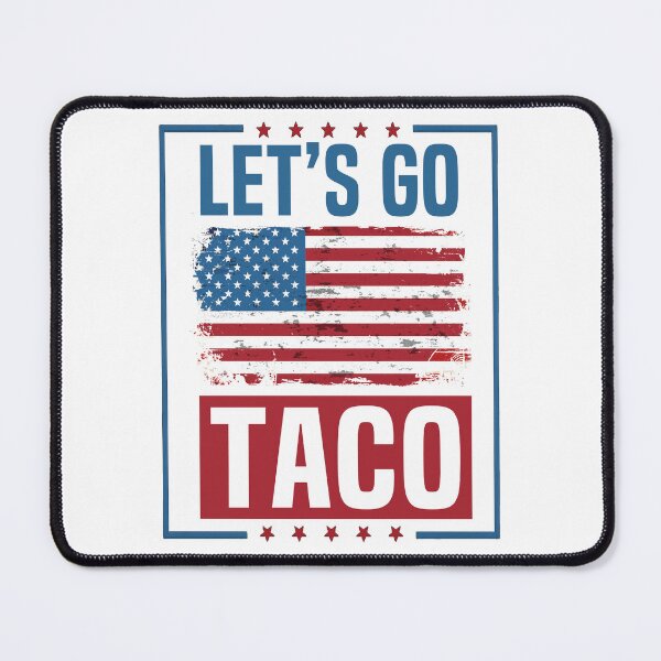 Item preview, Let's Go Taco Funny Taco Man Political Humor Patriotic American Flag Taco Food Lover designed and sold by HalloweenGift.