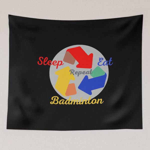 Item preview, Badminton Life Loop Art designed and sold by Zakrytos ★★★★★.