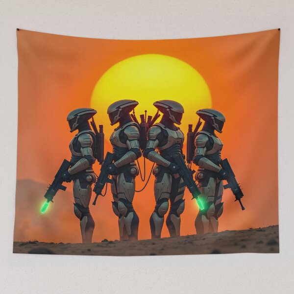 Item preview, Crimson Dusk: Sentinel Unit designed and sold by AlienInkvasion.