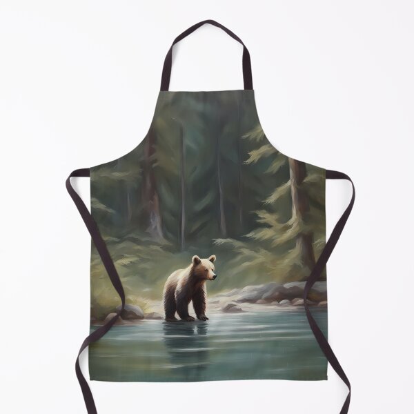 Item preview, Bear Cub in Forest by River designed and sold by CalmnessbyChoice.