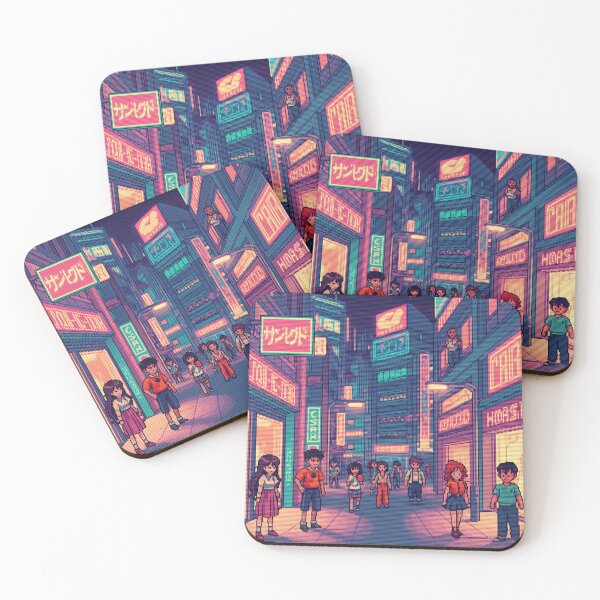 Item preview, 8-Bit Metropolis designed and sold by WeebWorkz.