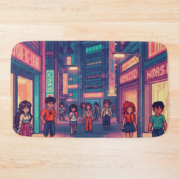 Item preview, 8-Bit Metropolis designed and sold by WeebWorkz.