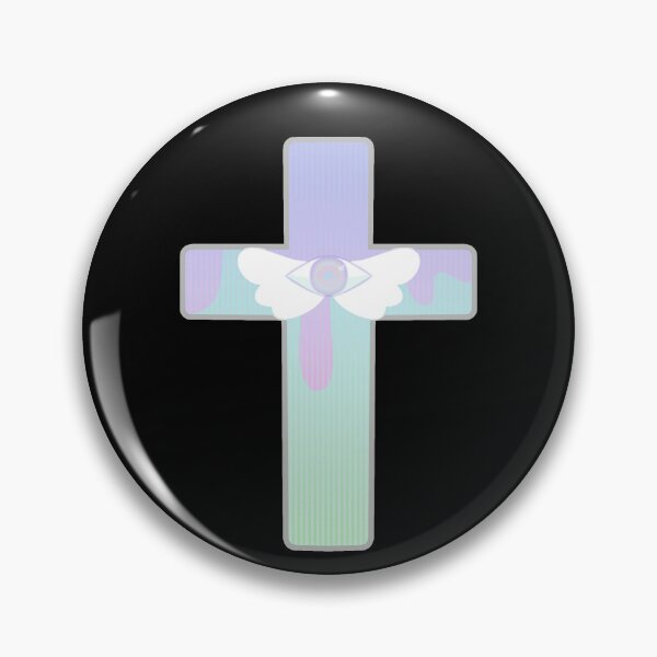 Item preview, [v2] pastel goth eye cross designed and sold by cottonlacey.
