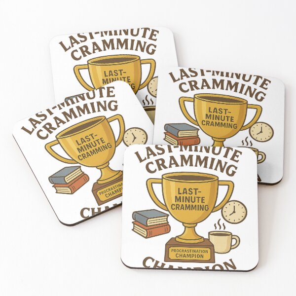 Item preview, Last-Minute Cramming Champion Trophy designed and sold by ⭐Anistore⭐.
