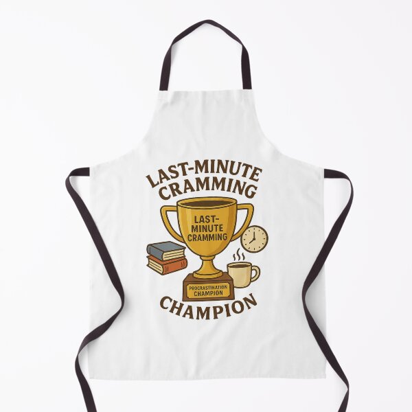 Item preview, Last-Minute Cramming Champion Trophy designed and sold by ⭐Anistore⭐.