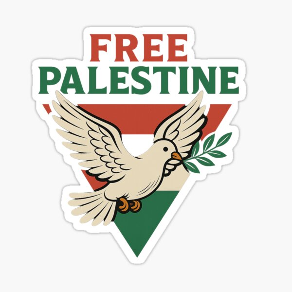 Item preview, Free Palestine Peace Dove designed and sold by GirlyPopped.