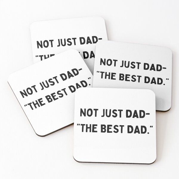 Item preview, Not Just Dad – THE BEST DAD | Cool Father's Day Gift Idea designed and sold by mamapreranaco.