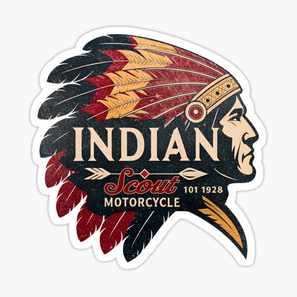 Item preview, Indian Scout 101 1928 Classic Vintage Motorcycle designed and sold by edcristian2.