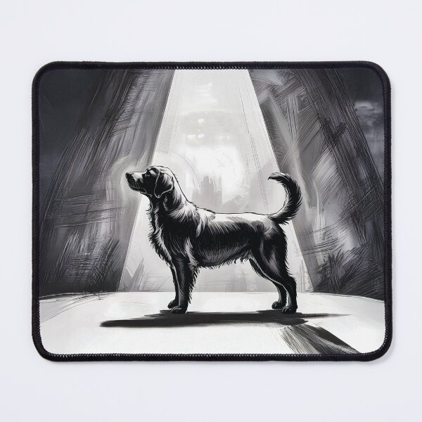 Item preview, Dog, hyperdetailed charcoal drawing designed and sold by Marcu Ioachim.
