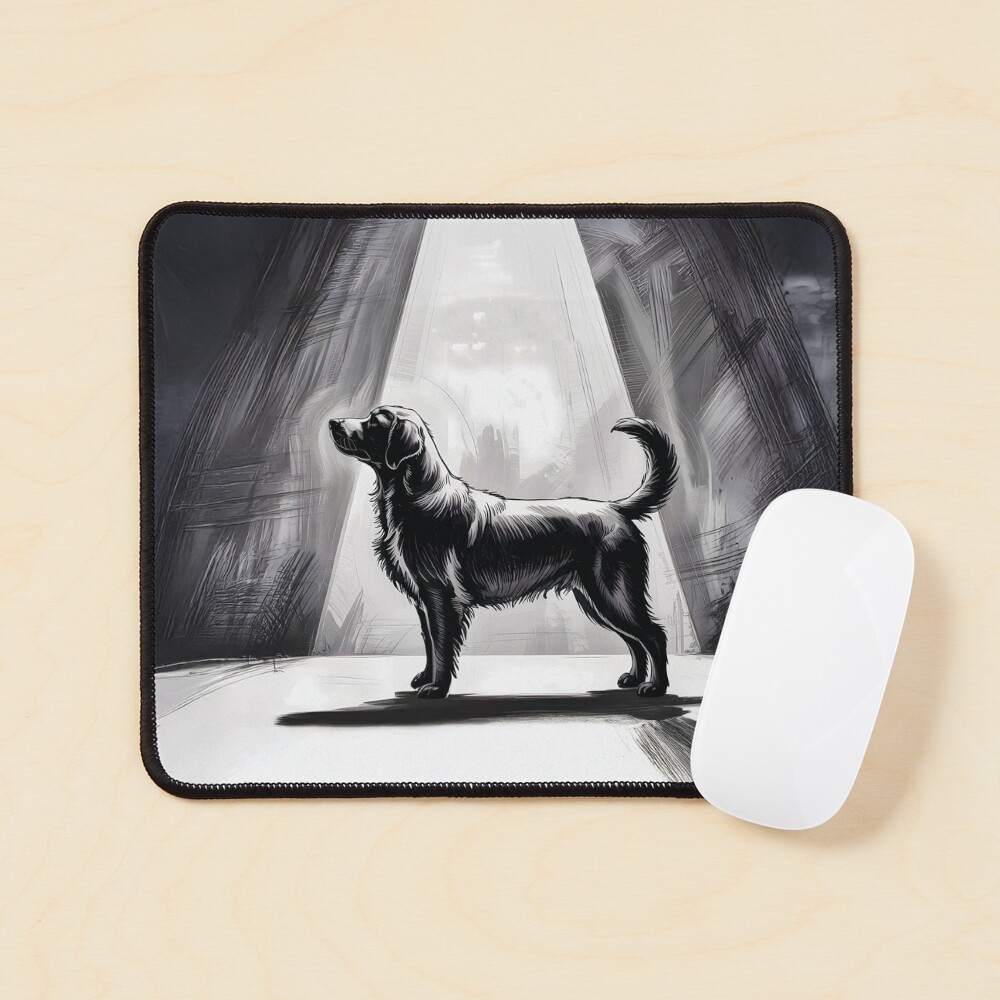 Perfect for dog lovers and art enthusiasts, this unique accessory adds a touch of sophistication to your desk. Perfect for any dog lover or art enthusiast.