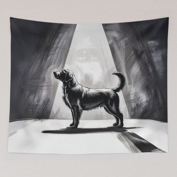 Item preview, Dog, hyperdetailed charcoal drawing designed and sold by Marcu Ioachim.