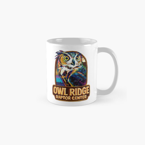 Vista previa del artículo con la obra «Centro de rapaces Owl Ridge Búho cornudo», diseñado y vendido por OwlRidgeRaptor.