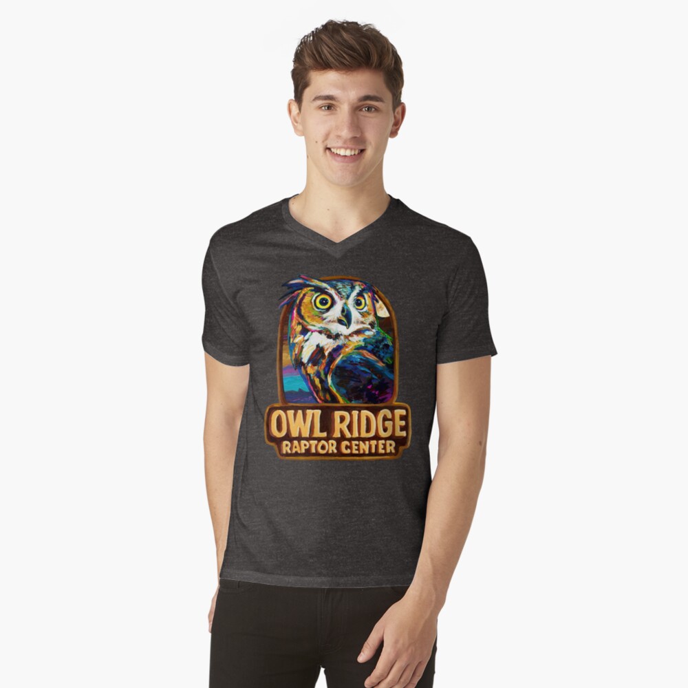 Item preview, V-Neck T-Shirt designed and sold by OwlRidgeRaptor.