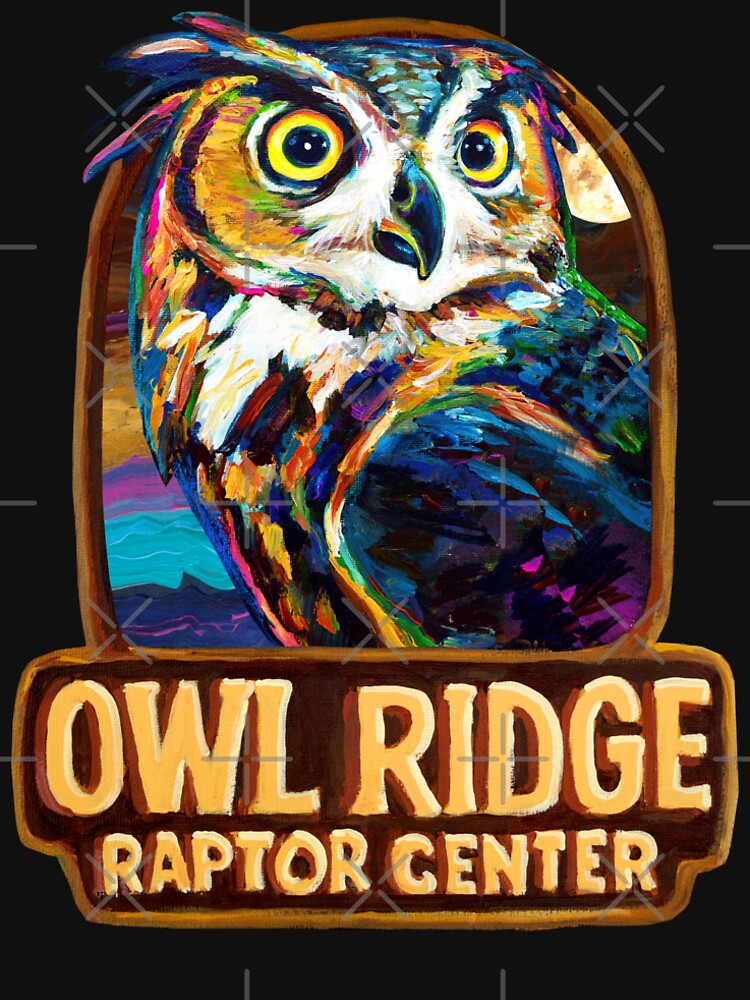 Thumbnail 4 of 4, Premium T-Shirt, Owl Ridge Raptor Center Great Horned Owl designed and sold by OwlRidgeRaptor.