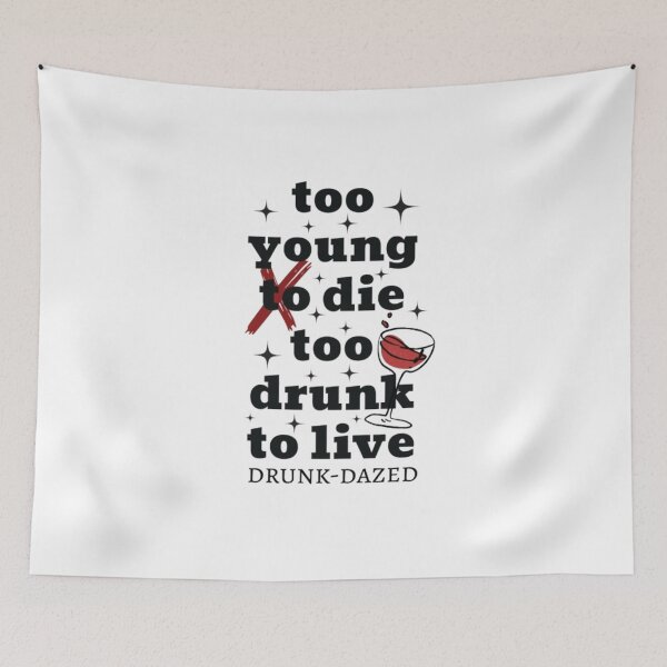 Item preview, Drunk-Dazed Graphic designed and sold by MintMochaMatcha.