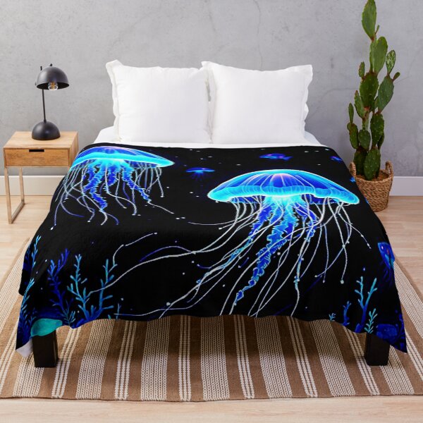 Item preview, Bioluminescent Jellyfish Dream designed and sold by Health And Fitness Posts e-Store.