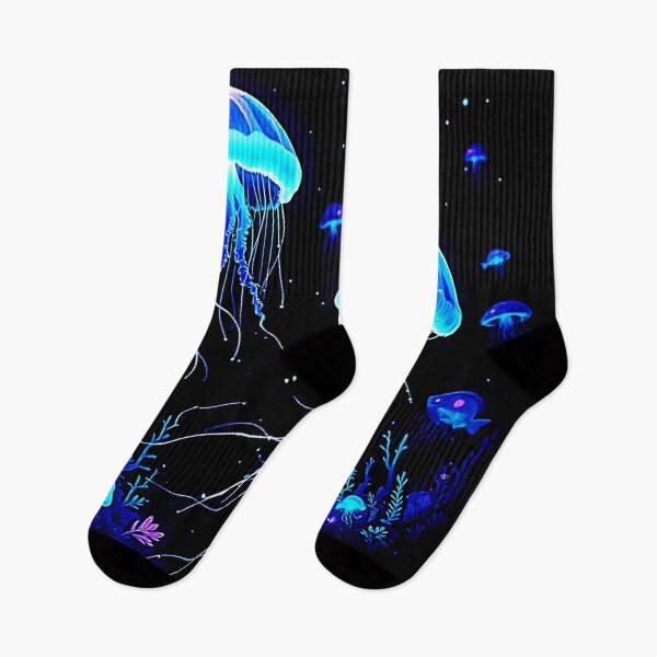 Item preview, Bioluminescent Jellyfish Dream designed and sold by Health And Fitness Posts e-Store.
