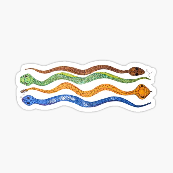 Item preview, Four Snakes designed and sold by HGeanArt.