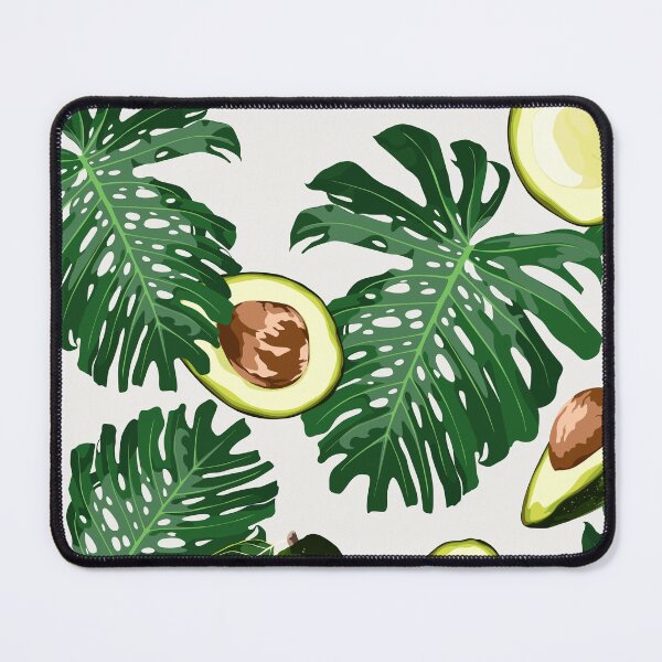 Item preview, Seamless pattern with avocado and exotic tropical leafs. designed and sold by MatyKotiv.