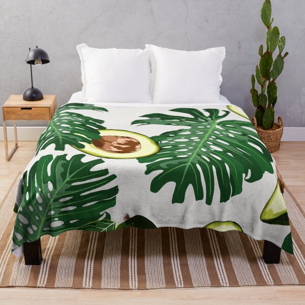 Item preview, Seamless pattern with avocado and exotic tropical leafs. designed and sold by MatyKotiv.