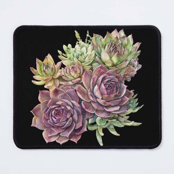 Item preview, Watercolor Succulents | Sempervivum Botanical Garden Tee designed and sold by AchaRat.