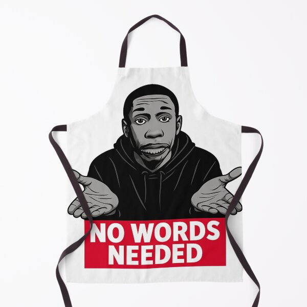 Item preview, Khaby Lame Inspired Shirt Design – "No Words Needed" Meme Art designed and sold by NAVOZKA.