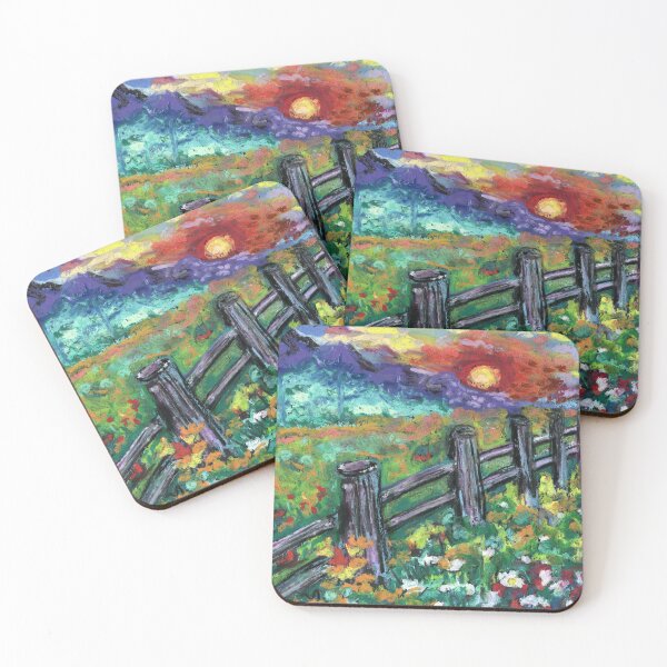 Item preview, Rainbow Bridge Cross Over- A Lost Pet Santuary Painting designed and sold by SomeChicksArt.