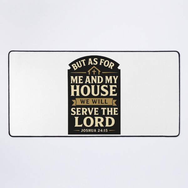 Item preview, Joshua 24:15 – As for Me and My House, We Will Serve the Lord designed and sold by SimplySelim.