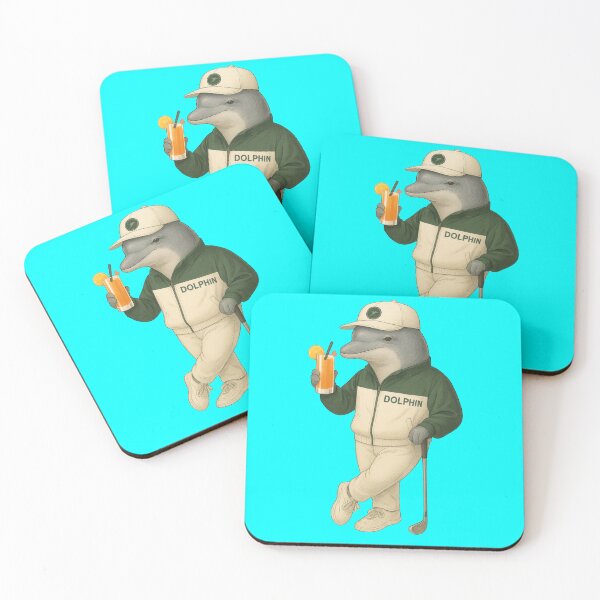 Item preview, Funny Golfing Animals - Dolphin designed and sold by VISIONARTIST.