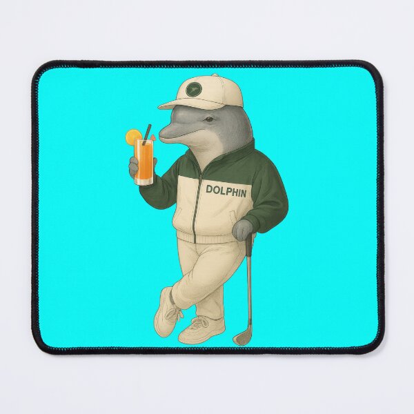 Item preview, Funny Golfing Animals - Dolphin designed and sold by VISIONARTIST.