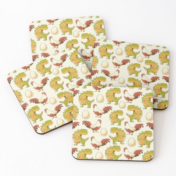 Item preview, Egg Chicken and Dinossaur Pattern by Tobe Fonseca designed and sold by Tobe Fonseca®.