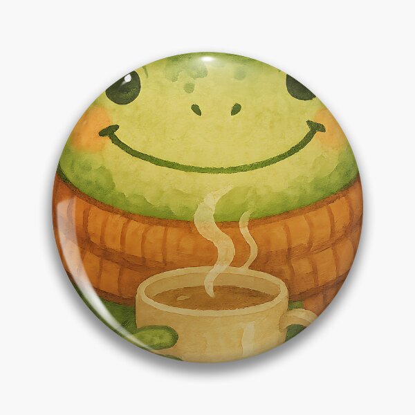 Item preview, Cozy Autumn Frog — Fall Tea Moments designed and sold by Crackio.