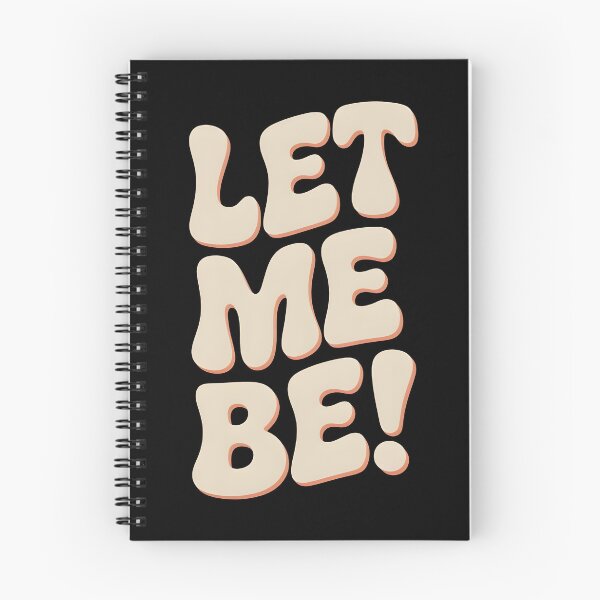 Item preview, LET ME BE! 70s Disco Soul Typography designed and sold by Hooodify.