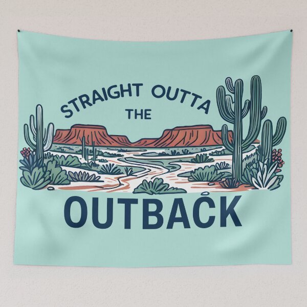 Item preview, Straight Outta The Outback  designed and sold by HowToCanadian.