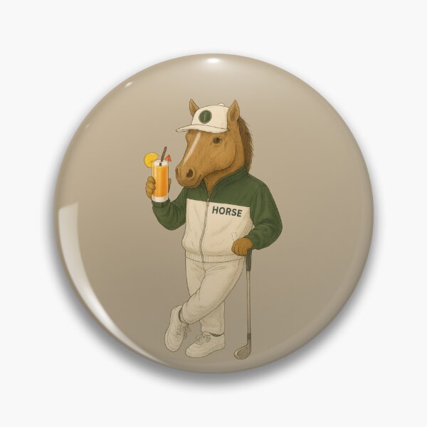 Item preview, Funny Golfing Animals - Horse designed and sold by VISIONARTIST.