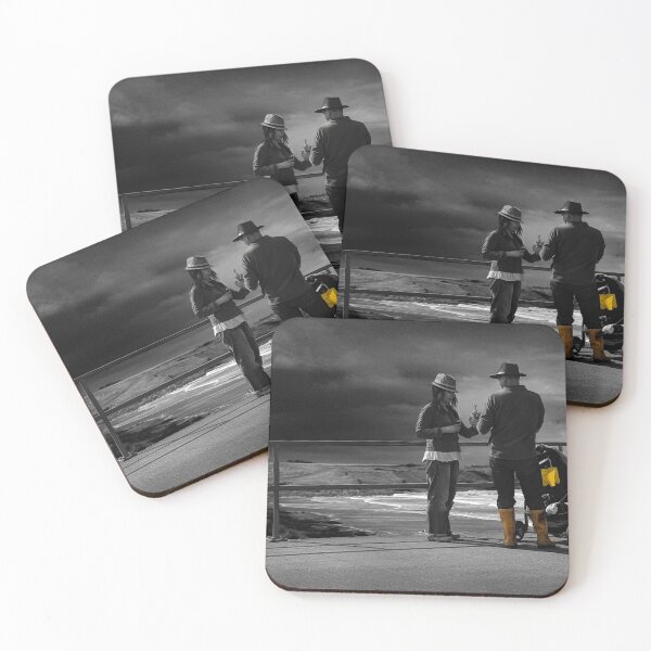 Item preview, Dramatic seascape with parents and child designed and sold by Steviegray.