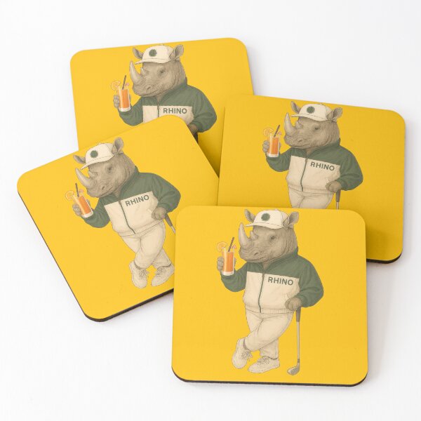 Item preview, Funny Golfing Animals - Rhino designed and sold by VISIONARTIST.