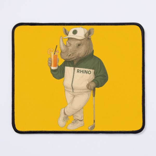 Item preview, Funny Golfing Animals - Rhino designed and sold by VISIONARTIST.