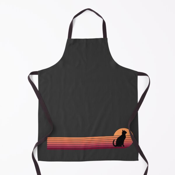 Item preview, Lispe Cat Vintage Sunset Retro Style for Cool Cat Lovers designed and sold by Lispe-Designs.