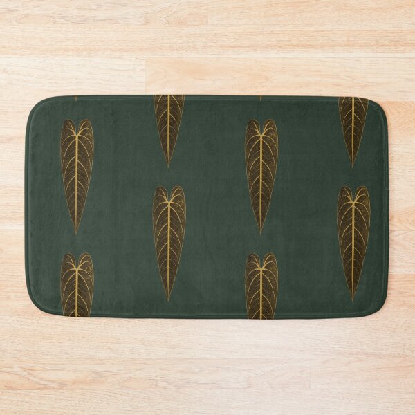 Item preview, Gold Foil Queen Anthurium Leaf Botanical Art designed and sold by Planthem.