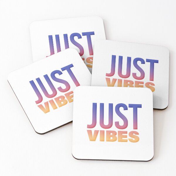 Item preview, Just Vibes in Sunset Gradient designed and sold by Memes N Lore .