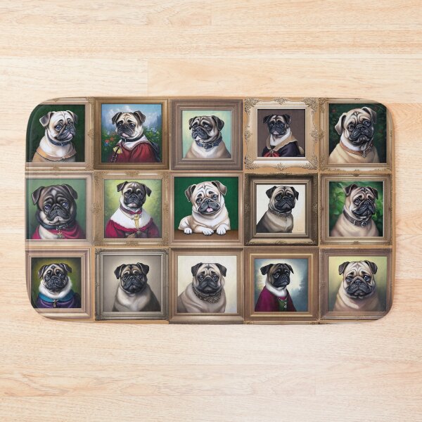 Item preview, Cute Fat Pug Artwork designed and sold by Christopher Faxon.