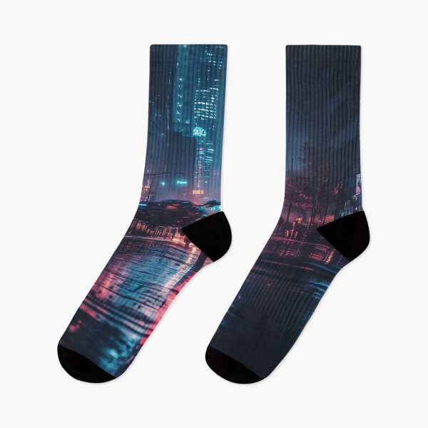 Item preview, Cyberpunk City At Night designed and sold by Rtymer.