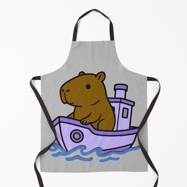Item preview, Capybara Tug Boat - Lavender designed and sold by AngelMiette.